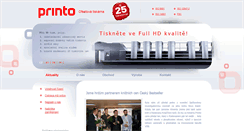 Desktop Screenshot of printo.cz