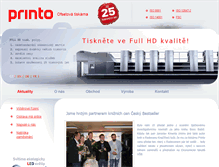 Tablet Screenshot of printo.cz